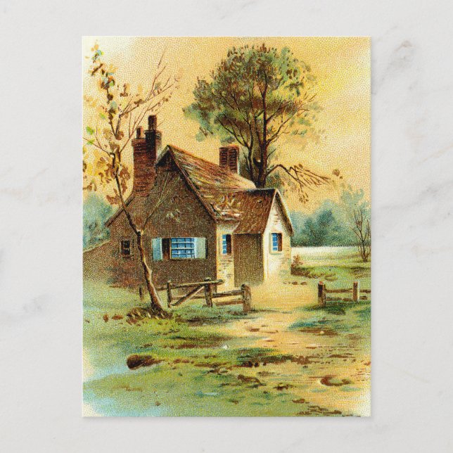 Welcoming Cottage Postcard (Front)