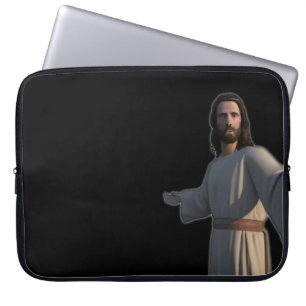 Welcoming Jesus Christ Lord Christian Church Laptop Sleeve