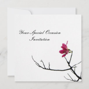 Welcoming Spring/ Oriental Zen All-Occasion Flora Invitation
