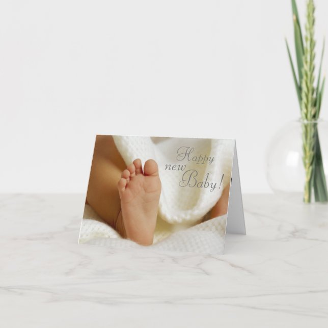 Welcoming the New Baby Card (Front)