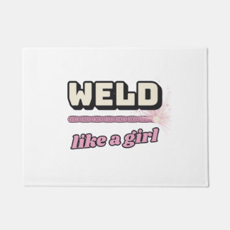 Weld Like a Girl — Doormat | Trade Tested