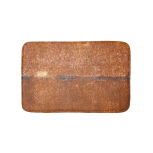 Welded old metal, rust texture. bath mat