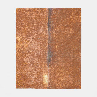 Welded old metal, rust texture. fleece blanket