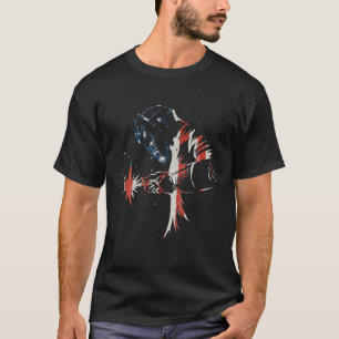 Welder American Flag USA Patriotic Welder Welding T-Shirt