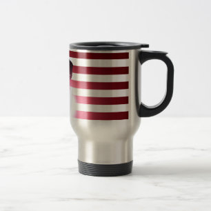 Welder and American Flag Travel Mug