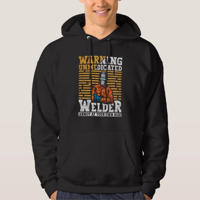 Welder Apparel Welding Blacksmith Metal Worker for Hoodie (Front)