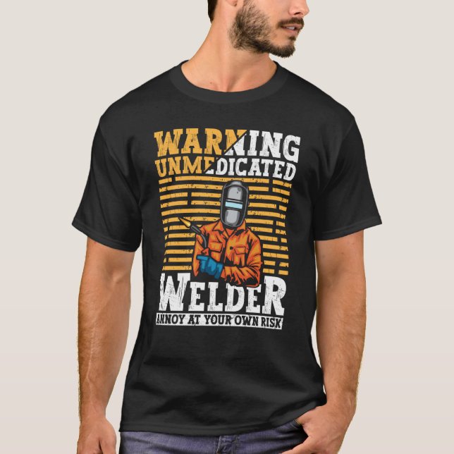 Welder Apparel Welding Blacksmith Metal Worker for T-Shirt (Front)
