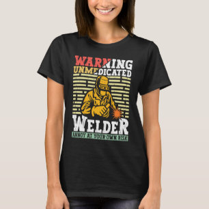 Welder Apparel Welding Blacksmith Metal Worker for T-Shirt