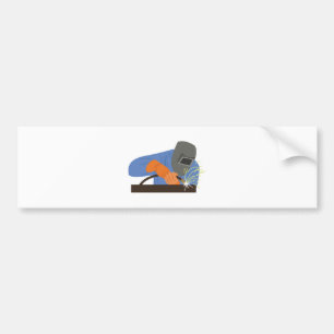 Welder Bumper Sticker