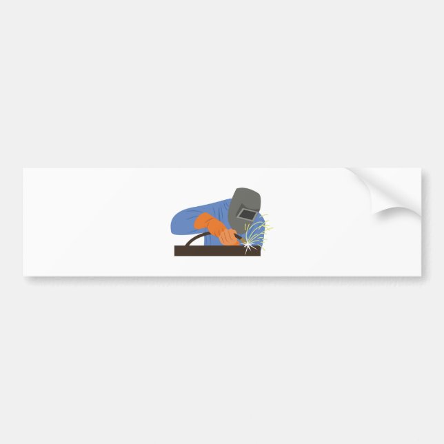 Welder Bumper Sticker (Front)