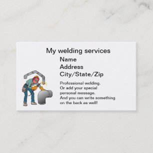 welder business card