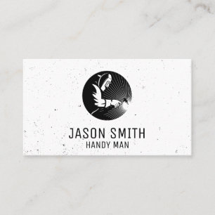 welder   construction  business card