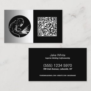 Welder Custom QR Business Card