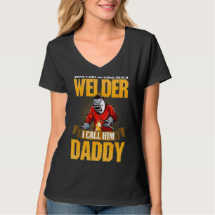 Welder Dad Retro Vintage Welding Daddy T-Shirt