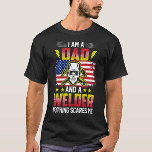 Welder Dad Welding American Flag Usa Patriotic Wel T-Shirt
