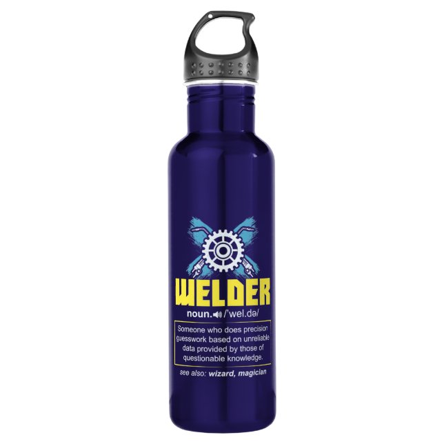 Welder Definition 710 Ml Water Bottle (Front)