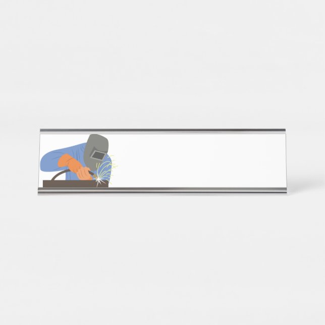 Welder Desk Name Plate (Front)