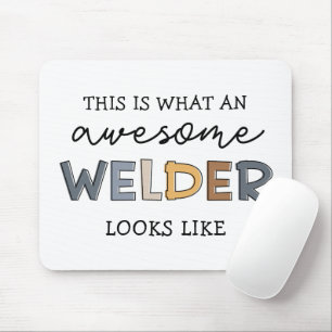 Welder Funny Awesome Welder Gifts Mouse Mat