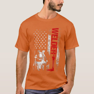 Welder Gifts Fabricator Welding Design On Back T-Shirt