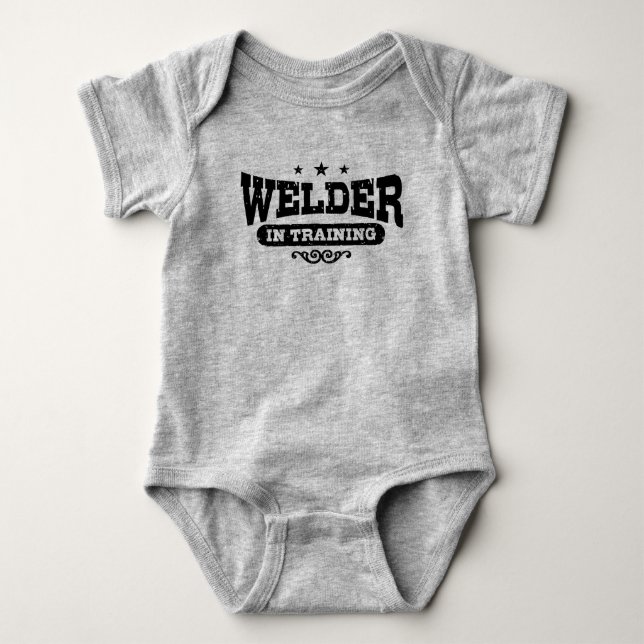 Welder In Training Baby Bodysuit (Front)