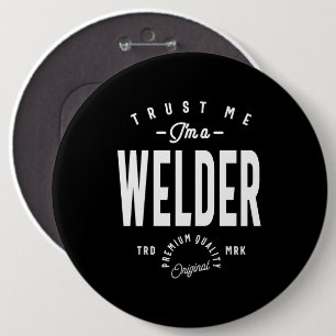 Welder Job Title Gift 6 Cm Round Badge