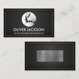 Welder   Leather Mesh  Business Card