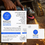 Welder Logo, Metal Worker, Welder Advertising Flyer<br><div class="desc">Welder Logo,  Metal Worker,  Welder Advertising Flyers By The Business Card Store.</div>