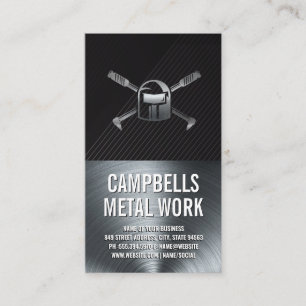 Welder Logo Steel Smith Business Card