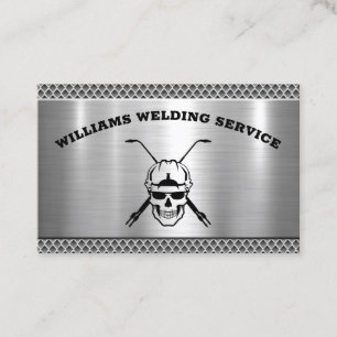 Welder Metal Welding Fabricator Business Card