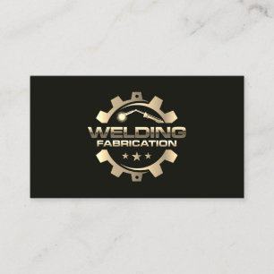 Welder Metal Welding Fabricator Contractor Business Card