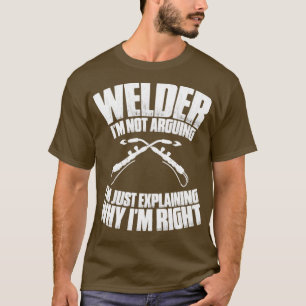 Welder Operator Welding Coded Welder29 T-Shirt
