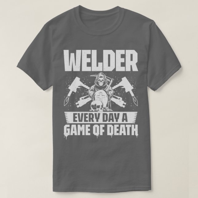 Welder Operator Welding Coded Welder44  T-Shirt (Design Front)