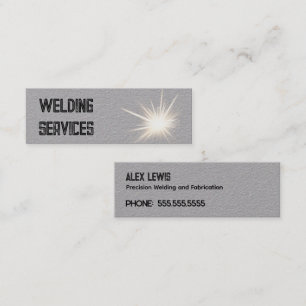 Welder Premium Mini Business Card