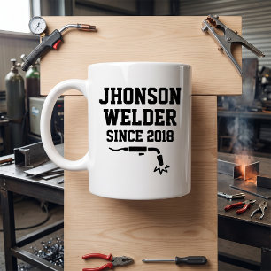 Welder Since 2018 Welding Metalworker Industrial Coffee Mug