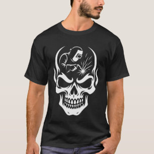 Welder Skull Welding Humour Metalworker T-Shirt