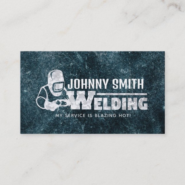 Welder Slogans Business Cards (Front)