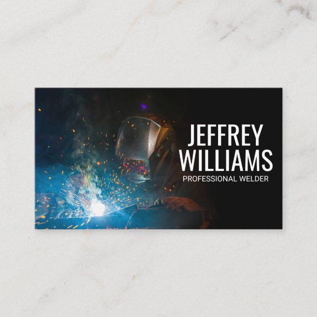 Welder | Sparks Business Card (Front)