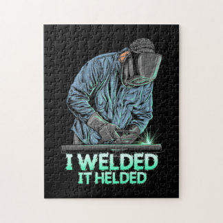 Welder Welded It Helded Jigsaw Puzzle