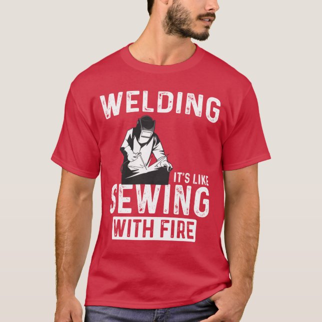 Welder Welding boy T-Shirt (Front)