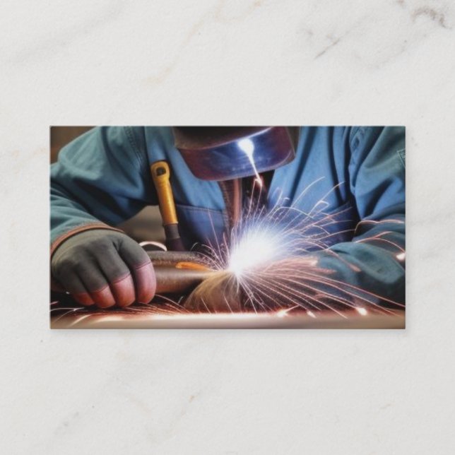 Welder Welding Business Card (Front)