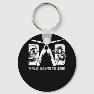 Welder Welding Dad Man Myth Legend Father's Day Key Ring