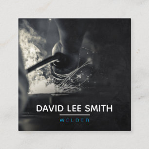 Welder / Welding Service Square Business Card