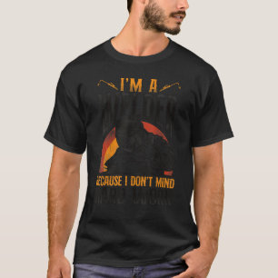 Welder Welding Vintage Retro I'm A Welder Because  T-Shirt