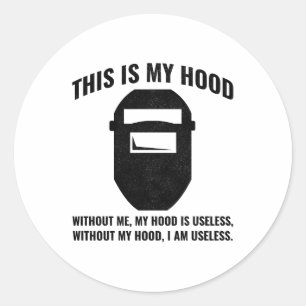 Welder Welding Weld Metal Ironworker Funny Classic Round Sticker