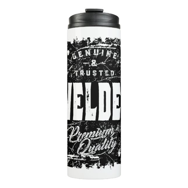 Welder Work Job Title Gift Thermal Tumbler (Front)