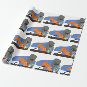 Welder Wrapping Paper