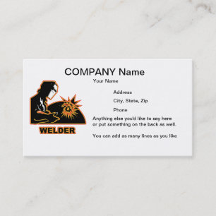 Welders Business Card