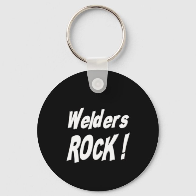 Welders Rock! Keychain (Front)