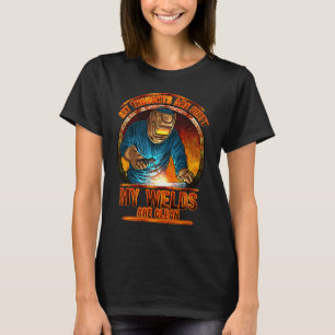 Welders Welding MY THOUGHTS ARE DIRTY T-Shirt