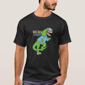 Weldersaurus  Welding Dinosaur Artwork For A Welde T-Shirt